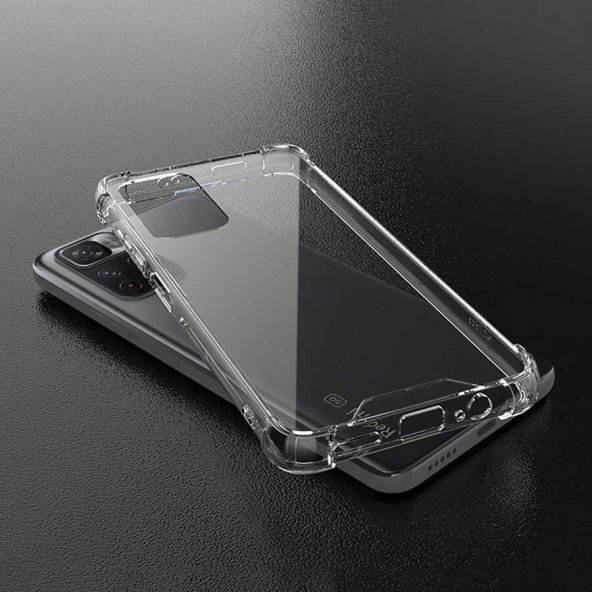 Xiaomi Redmi Note 11 5G Kılıf Olex Antishock Şeffaf Silikon Kılıf - 3