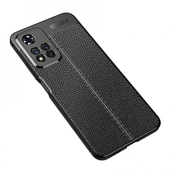 Xiaomi Redmi Note 11 Pro Kılıf Focus Derili Kamera Korumalı Kılıf - 6