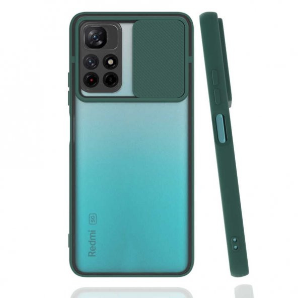 Xiaomi Redmi Note 11 5G Kılıf Palm Kamera Korumalı Silikon Kılıf - 5