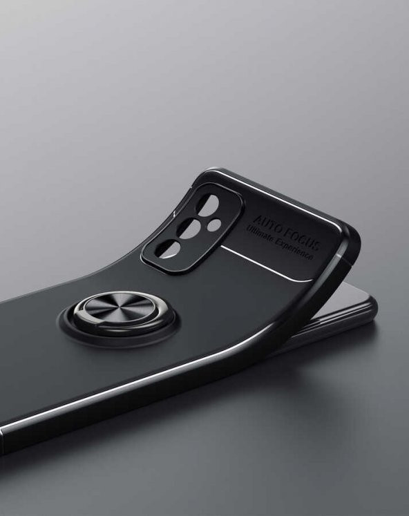 Samsung Galaxy M52 Kılıf Range Yüzüklü Standlı Silikon Kılıf - 10