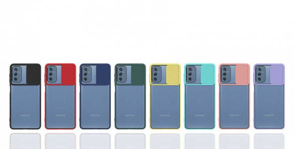 Samsung Galaxy M52 5G Kılıf Palm Buzlu Slaytlı Silikon Kılıf - 3