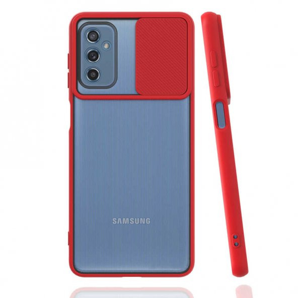 Samsung Galaxy M52 5G Kılıf Palm Buzlu Slaytlı Silikon Kılıf - 4