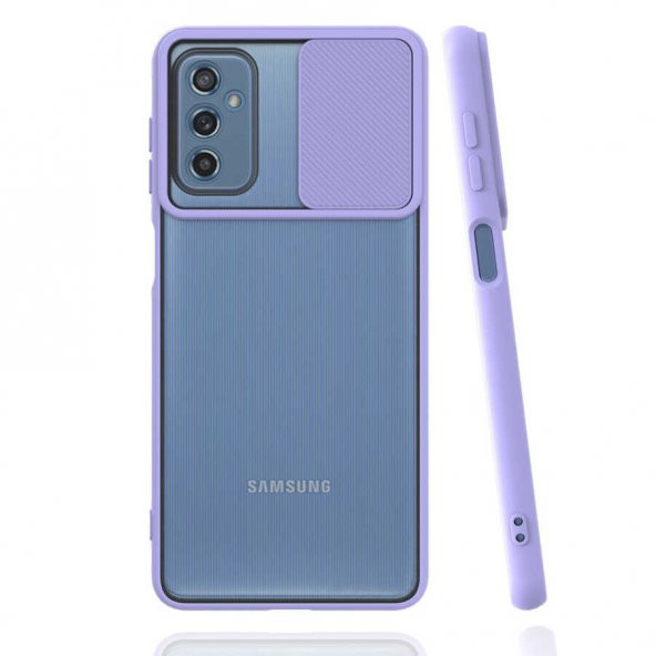 Samsung Galaxy M52 5G Kılıf Palm Buzlu Slaytlı Silikon Kılıf - 5