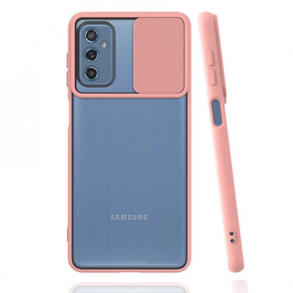 Samsung Galaxy M52 5G Kılıf Palm Buzlu Slaytlı Silikon Kılıf - 8