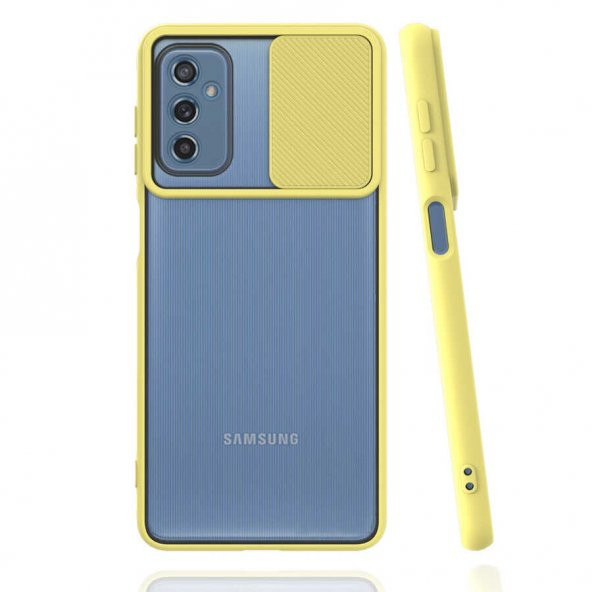 Samsung Galaxy M52 5G Kılıf Palm Buzlu Slaytlı Silikon Kılıf - 9