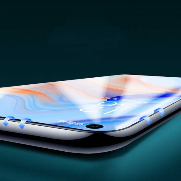 Oppo Reno 4 Pro Full Kaplayan Polymer Nano Ekran Koruyucu - 7
