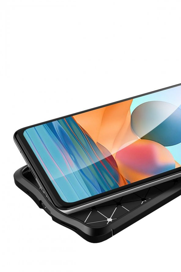 Xiaomi Redmi Note 10 Pro Kılıf Focus Derili Silikon Kılıf - 3