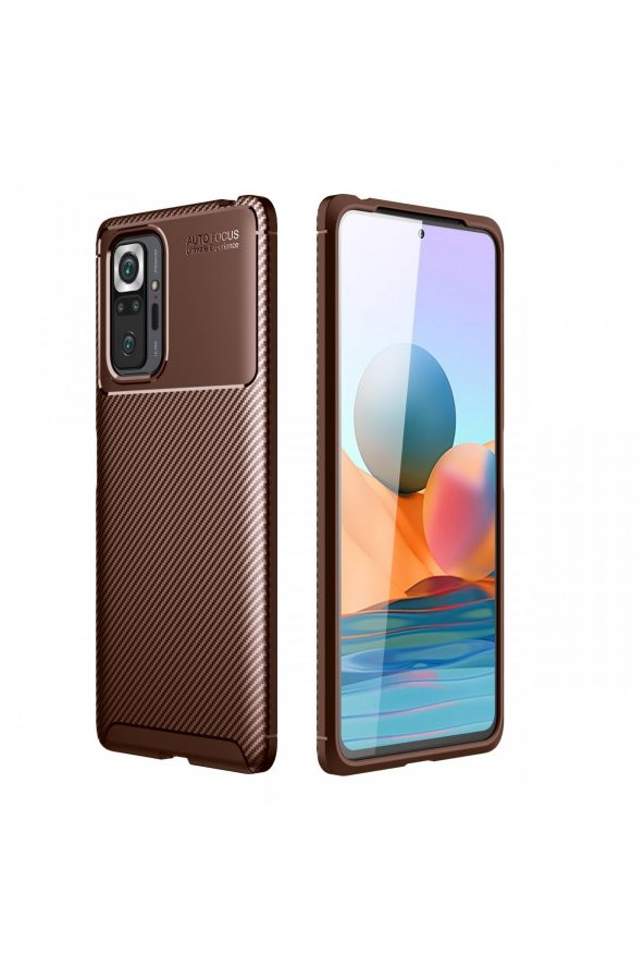 Xiaomi Redmi Note 10 Pro Kılıf Focus Karbon Silikon Kılıf - 3