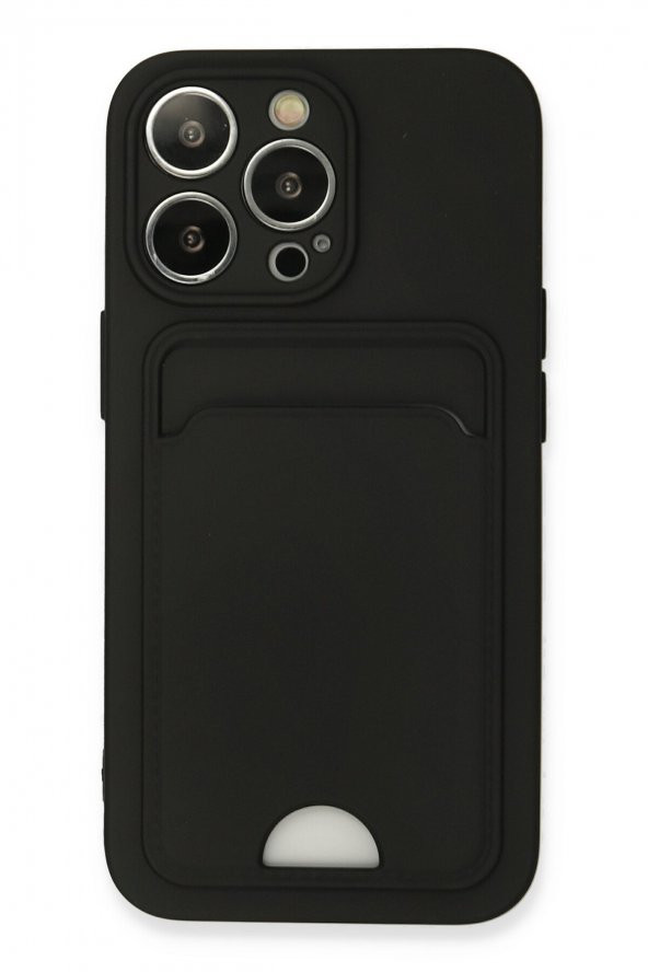 iPhone 13 Pro Kılıf Kelvin Kartvizitli Şık Silikon Kılıf ürün görseli