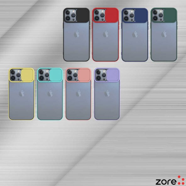iPhone 13 Pro Kılıf Palm Buzlu Kamera Korumalı Silikon Kılıf - 2