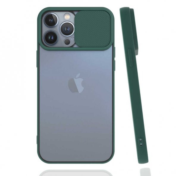 iPhone 13 Pro Kılıf Palm Buzlu Kamera Korumalı Silikon Kılıf - 6