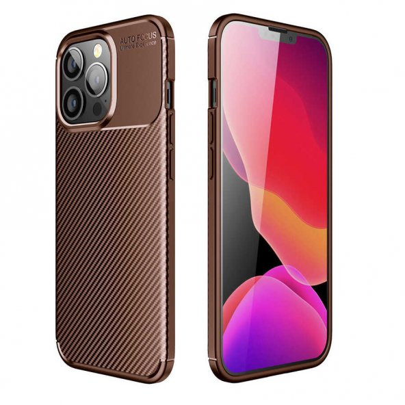 iPhone 13 Pro Kılıf Focus Karbon Kamera Korumalı Kılıf - 2