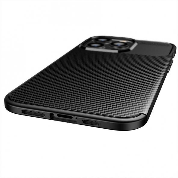 iPhone 13 Pro Kılıf Focus Karbon Kamera Korumalı Kılıf - 10