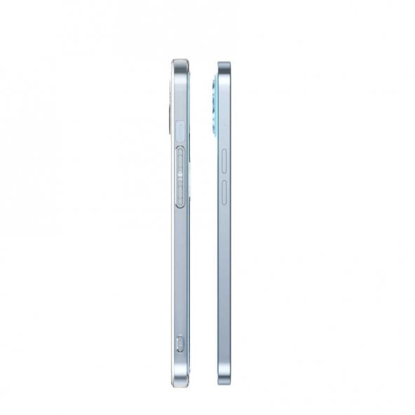 iPhone 13 Mini Kılıf Lüx Kamera Korumalı Şeffaf Silikon Kılıf - 4