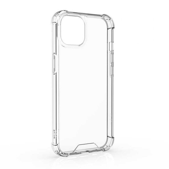 iPhone 13 Kılıf Olex TPU Antishock Şeffaf Silikon Kılıf - Resim 4