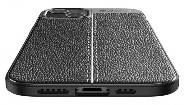 iPhone 13 Kılıf Focus Derili Kamera Korumalı Kılıf - 5