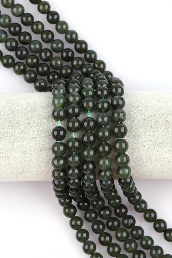 Kanada Yeşim ( A Kalite ) Doğal Taş Dizi 8 mm Küre Kesim ürün görseli