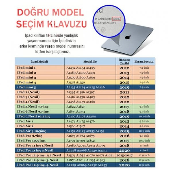 Ipad 2 9.7 Kılıf Tablet Smart Case Tablet Kılıfı - 5