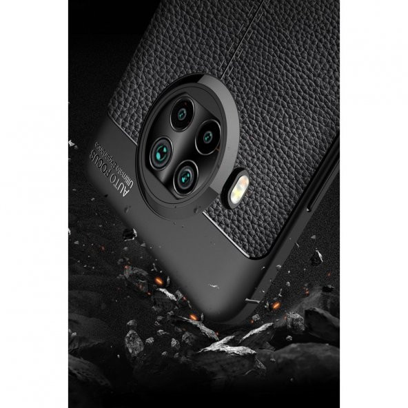 Xiaomi Redmi Note 9 Pro 5G Kılıf Focus Derili Silikon Kılıf - 2