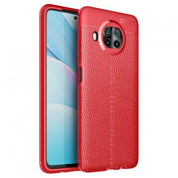 Xiaomi Redmi Note 9 Pro 5G Kılıf Focus Derili Silikon Kılıf - 5