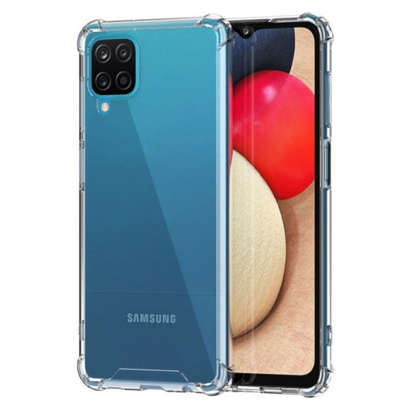 Samsung M12 Kılıf Olex TPU Antishock Şeffaf Silikon Kılıf - 1