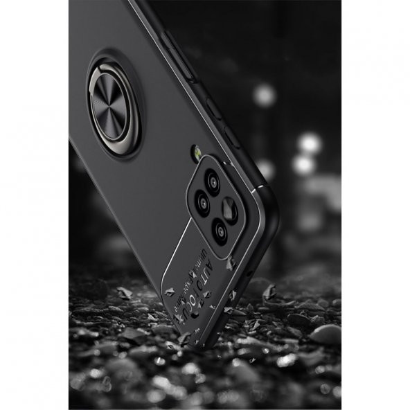 Samsung M12 Kılıf Range Yüzüklü Kamera Korumalı Kılıf - Resim 4