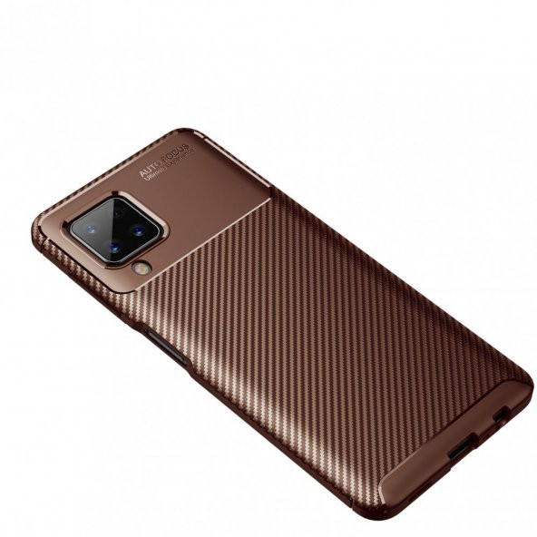 Samsung M12 Kılıf Focus Karbon Kamera Korumalı Silikon Kılıf - 4