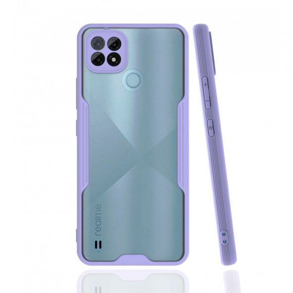 Realme C21 Kılıf Platin Kamera Korumalı Silikon Kılıf - Resim 6