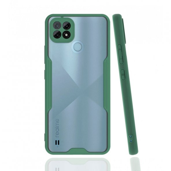 Realme C21 Kılıf Platin Kamera Korumalı Silikon Kılıf - Resim 7