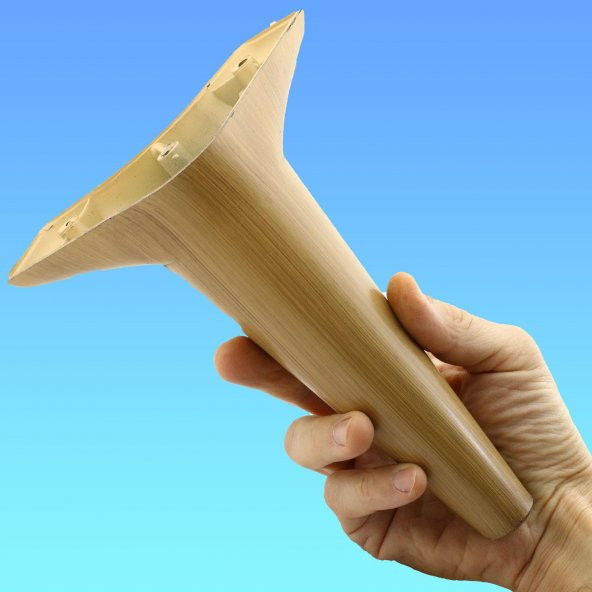 Mobilya Kanepe Sehpa Puf Koltuk Ayağı Baza Ayak Kahverengi 20 cm - 4