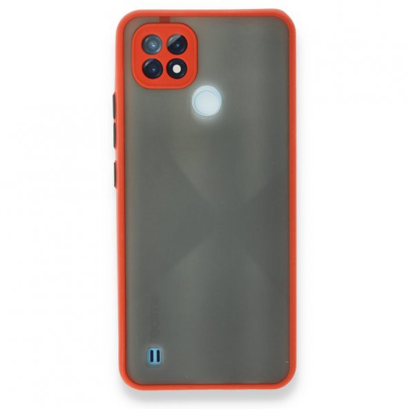 Realme C21 Kılıf Montreal Buzlu Kamera Korumalı Silikon Kılıf - 5