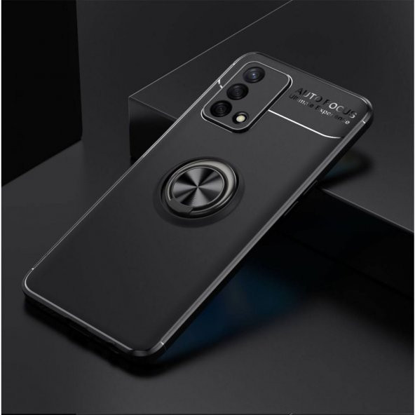 Oppo A74 4G Kılıf Range Yüzüklü Kamera Korumalı Kılıf - 2