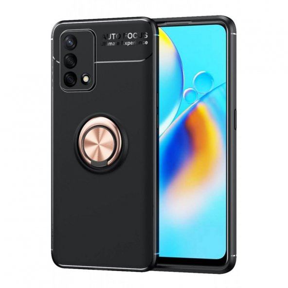 Oppo A74 4G Kılıf Range Yüzüklü Kamera Korumalı Kılıf - 7