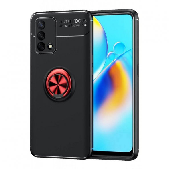 Oppo A74 4G Kılıf Range Yüzüklü Kamera Korumalı Kılıf - 8