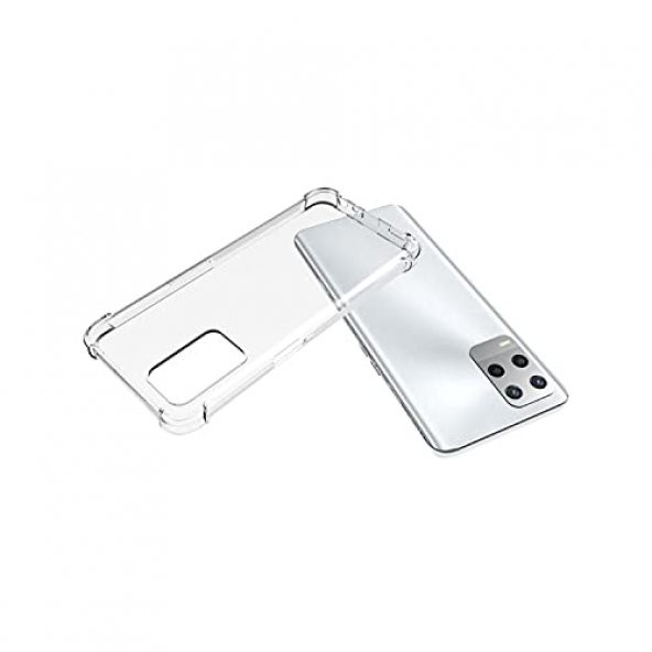 Oppo A54 4G Kılıf Olex TPU Antishock Şeffaf Silikon Kılıf - Resim 4