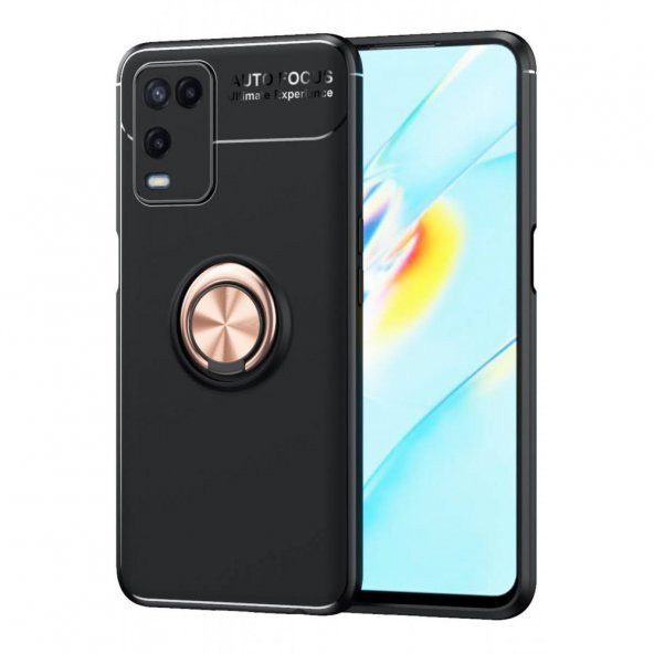Oppo A54 4G Kılıf Range Yüzüklü Kamera Korumalı Silikon Kılıf - 7