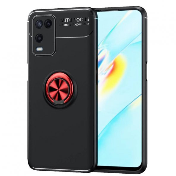 Oppo A54 4G Kılıf Range Yüzüklü Kamera Korumalı Silikon Kılıf - 8