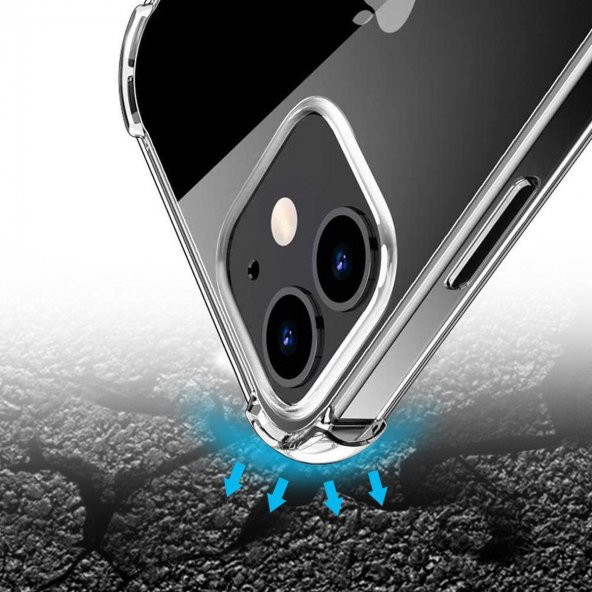 Xiaomi Redmi K40 Pro Kılıf Olex TPU Antishck Şeffaf Silikon Kılıf - Resim 2