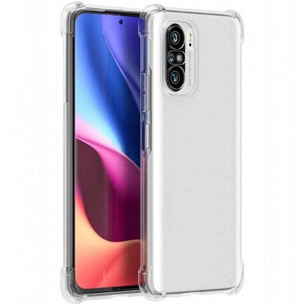 Xiaomi Redmi K40 Kılıf Olex TPU Antishock Şeffaf Silikon Kılıf