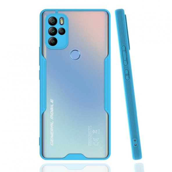 General Mobile GM 21 Pro Kılıf Platin Renkli Şık Silikon Kılıf - 5