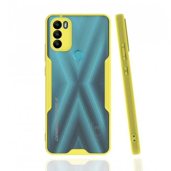 General Mobile GM 21 Plus Kılıf Platin Renkli Şık Silikon Kılıf - Resim 2