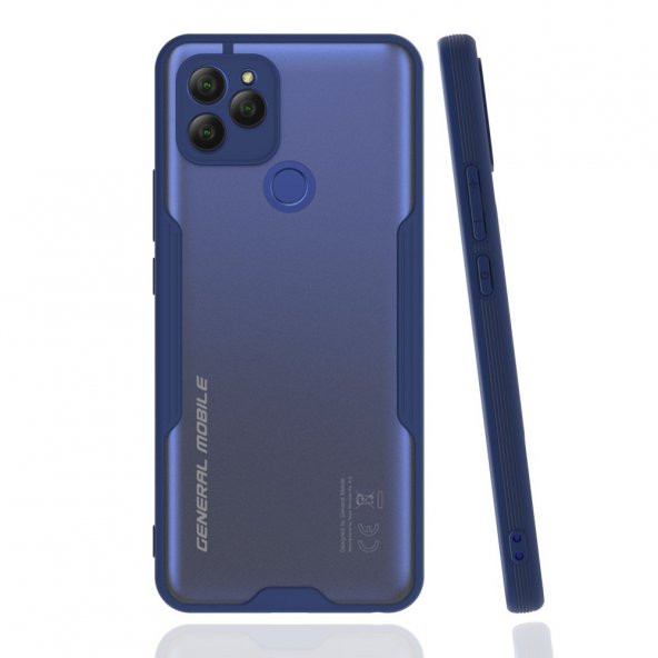 General Mobile GM 21 Kılıf Platin Renkli Şık Silikon Kılıf - 3