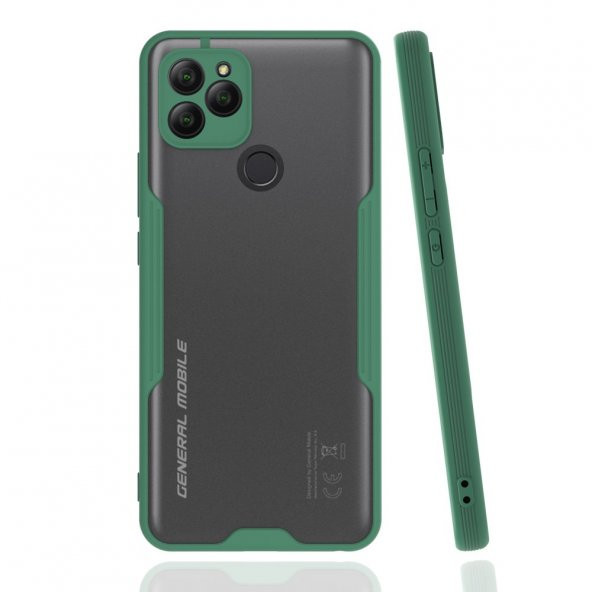 General Mobile GM 21 Kılıf Platin Renkli Şık Silikon Kılıf - 4