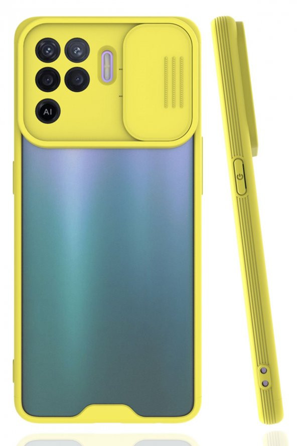 Oppo Reno 5 Lite Kılıf Platin Kamera Korumalı Silikon Kılıf - 5