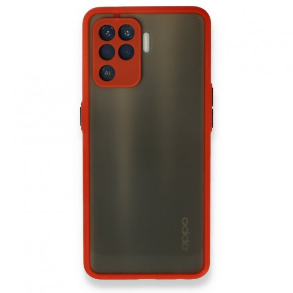 Oppo Reno 5 Lite Kılıf Montreal Arkası Buzlu Silikon Kılıf - 2