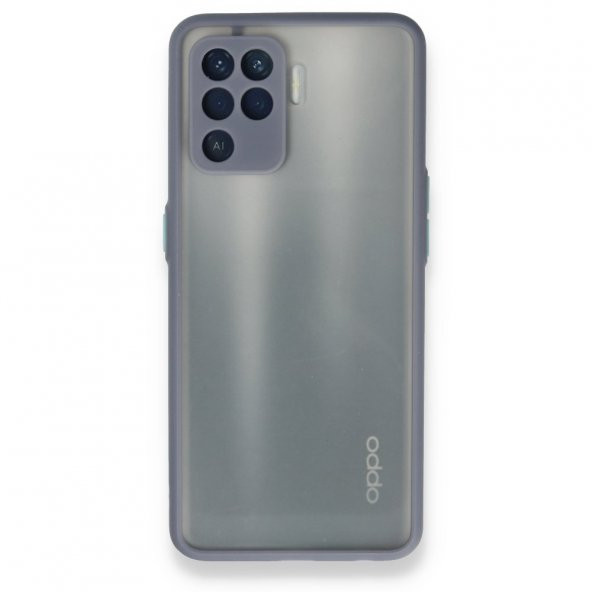 Oppo Reno 5 Lite Kılıf Montreal Arkası Buzlu Silikon Kılıf - 7