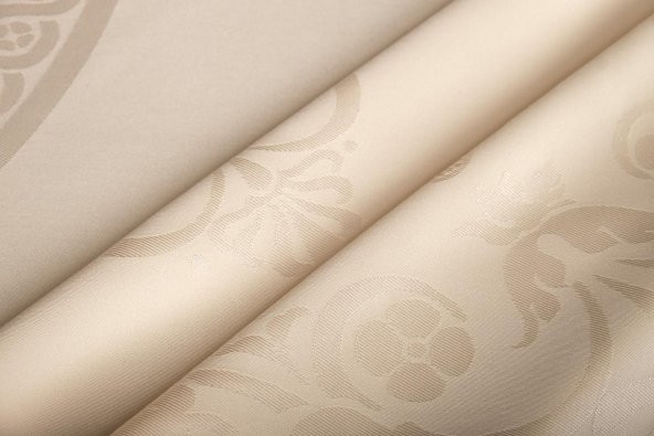 Finezza Lida Lüx Jakar BambuKumaş Bej Masa Örtüsü 160x280 cm - 1258 - Resim 7