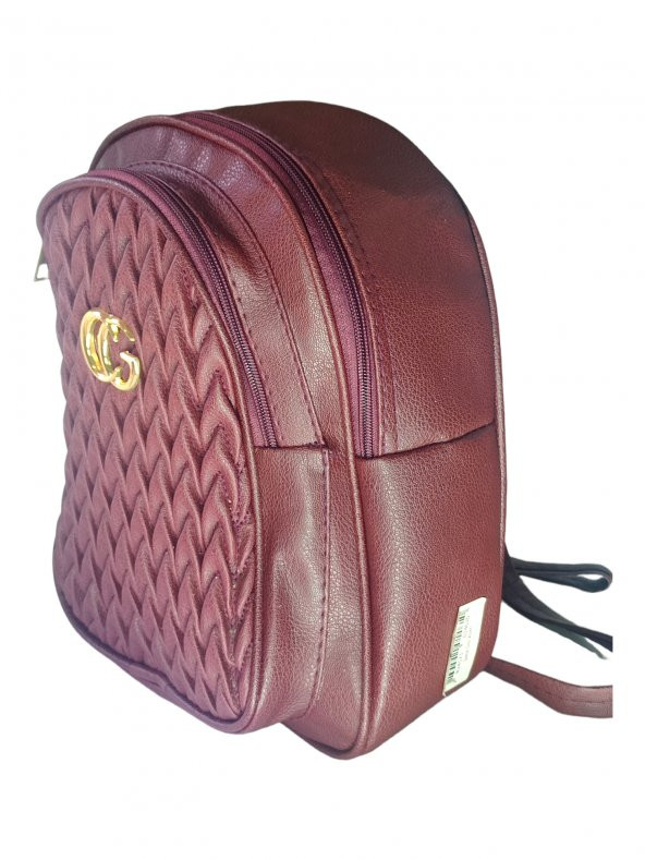 Girist Bayan Bordo Renk Sırt Çantası - 5