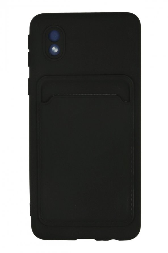 Samsung Galaxy A01 Core Kılıf Kelvin Kartvizitli Silikon Kılıf