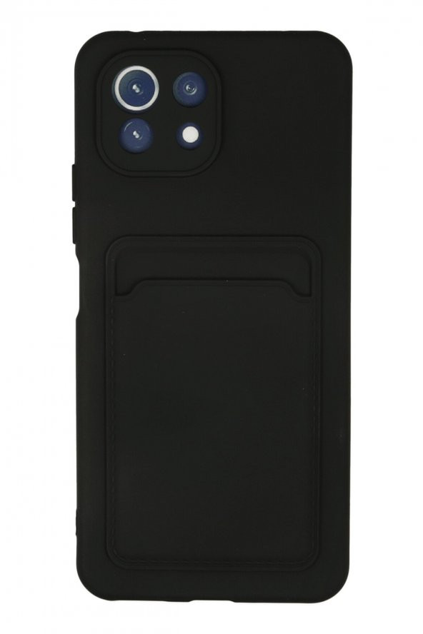 Xiaomi Mi 11 Kılıf Kelvin Kartvizitli Şık Silikon Kılıf